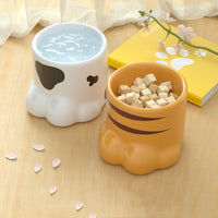 HKM-1770685 High Neck Ceramic Cat and Dog Bowl with Large Capacity for Comfortable Feeding