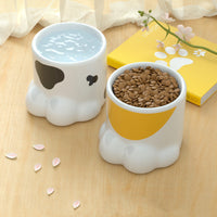 HKM-1770685 High Neck Ceramic Cat and Dog Bowl with Large Capacity for Comfortable Feeding