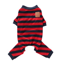 HKM-1771325 Fashionable Cotton Dog Clothes in Red/Blue and Blue/Green, Available in Sizes S-XL