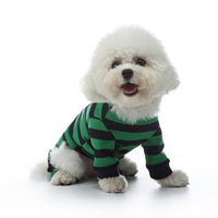 HKM-1771325 Fashionable Cotton Dog Clothes in Red/Blue and Blue/Green, Available in Sizes S-XL