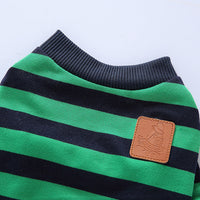HKM-1771325 Fashionable Cotton Dog Clothes in Red/Blue and Blue/Green, Available in Sizes S-XL