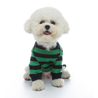 HKM-1771325 Fashionable Cotton Dog Clothes in Red/Blue and Blue/Green, Available in Sizes S-XL