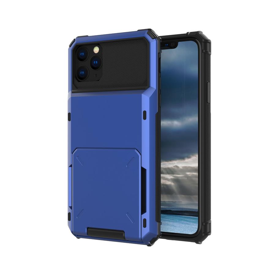 HKM-177171 Two-in-One Flip Card Phone Case for iPhone and Samsung Devices with Drop Protection