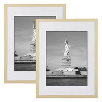 HKM-177171 Wooden Photo Frames in Black and White for Various Picture Sizes 3.5x5 to 12x16