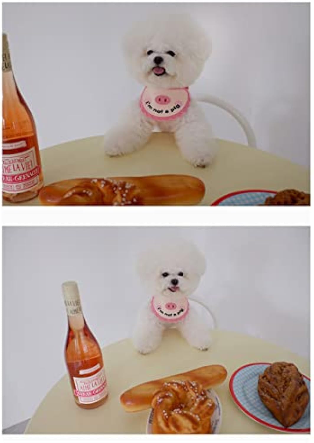 HKM-1771965 Super Soft Crocheted Cat Towel with Adorable Pig Decoration for Pets