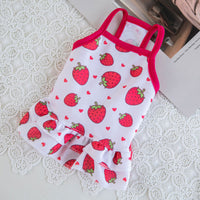 HKM-1772861 Summer Fruit Sling Vest for Dogs - Lightweight Polyester in Various Styles and Sizes