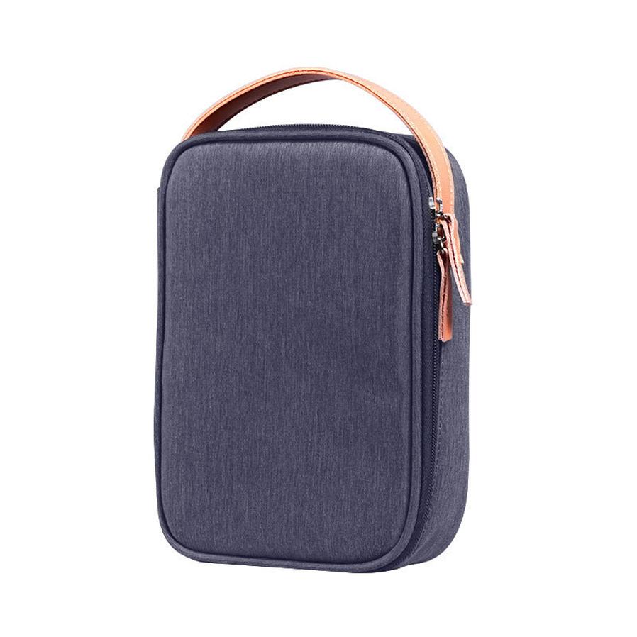 HKM-177363 Portable Protective Cover for Mobile Hard Disk and Cables in Imitation Leather