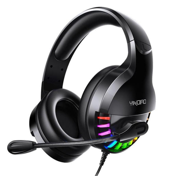 HKM-177491 Wired Gaming Headset with Microphone and Sound Card Control - Over-Ear, 3.5mm Connection