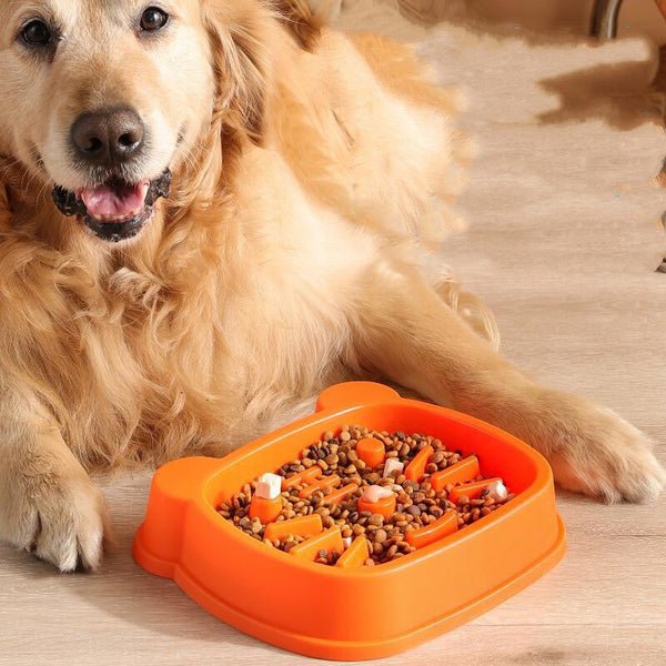 HKM-1776445 Slow Feeding Bowl for Small and Medium-Sized Dogs in Multi-Color Options