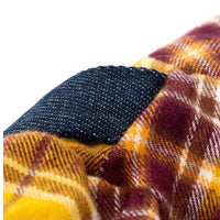 HKM-1778621 Casual Yellow Cotton Dog Backpack for Autumn - Multiple Sizes Available