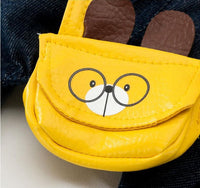 HKM-1778621 Casual Yellow Cotton Dog Backpack for Autumn - Multiple Sizes Available