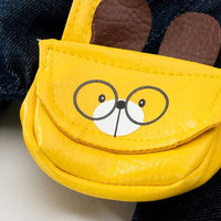 HKM-1778621 Casual Yellow Cotton Dog Backpack for Autumn - Multiple Sizes Available