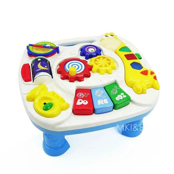 HKM-177939 Musical Learning Activity Table for Babies and Toddlers, Ages 2-7