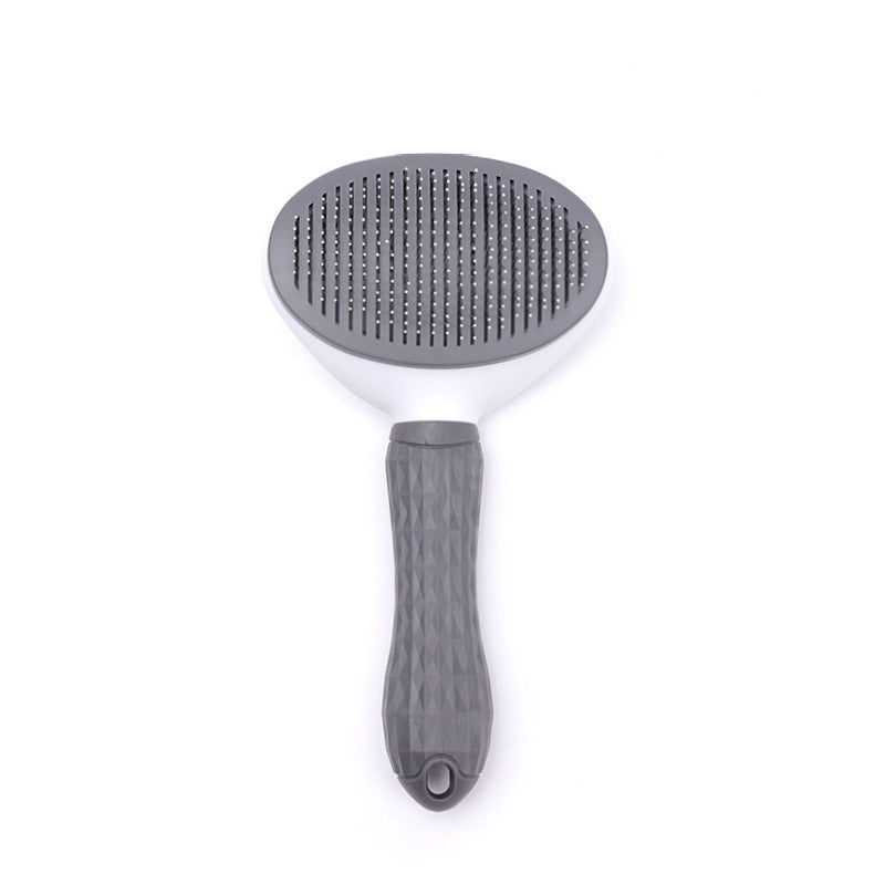 HKM-178003 Pet Grooming Tool for Cats and Dogs, Detachable Knot and Comb Brush, Comfortable Massage Bristle for Long Hair Care