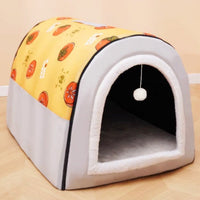 HKM-1780285 Universal Large Dog House for All Seasons - Detachable Design with Cozy Blankets