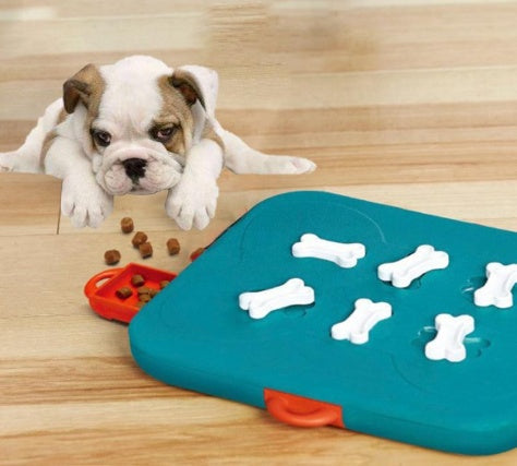 HKM-1781053 Interactive Treasure Hunt Puzzle Toy for Pets - Engaging Food Spill Adventure