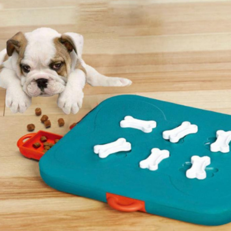 HKM-1781053 Interactive Treasure Hunt Puzzle Toy for Pets - Engaging Food Spill Adventure