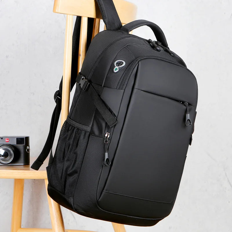 HKM-178515 15.6-Inch Waterproof Oxford Polyurethane Backpack for Daily Business and Travel