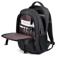 HKM-178515 15.6-Inch Waterproof Oxford Polyurethane Backpack for Daily Business and Travel