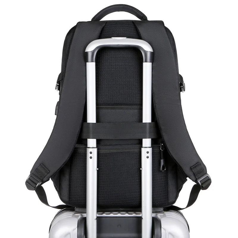 HKM-178515 15.6-Inch Waterproof Oxford Polyurethane Backpack for Daily Business and Travel