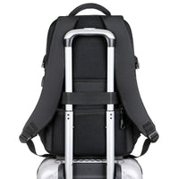 HKM-178515 15.6-Inch Waterproof Oxford Polyurethane Backpack for Daily Business and Travel