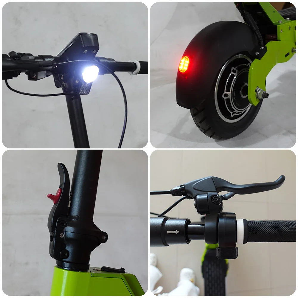 HKM-178643 Compact 48V 500W Foldable Electric Scooter with 16AH Removable Battery for Commuting