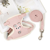 HKM-1787453 Adjustable Dog Rope Vest with Hand-Holding Strap - Available in Multiple Colors