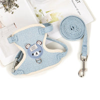 HKM-1787453 Adjustable Dog Rope Vest with Hand-Holding Strap - Available in Multiple Colors