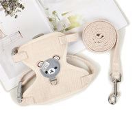 HKM-1787453 Adjustable Dog Rope Vest with Hand-Holding Strap - Available in Multiple Colors