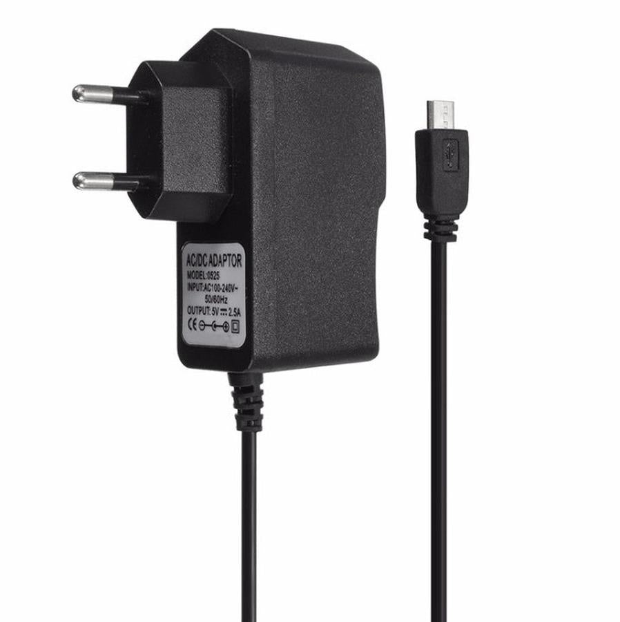 HKM-178835 EU Plug 5V 2.5A Micro USB Charger Power Supply with Safety Protection Features