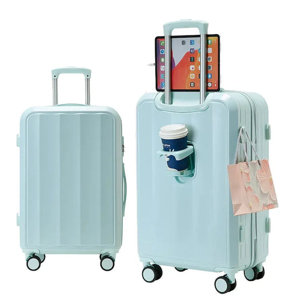 HKM-178835 Stylish Trolley Suitcase Set with Wheels for Effortless Travel - Ideal for Girls