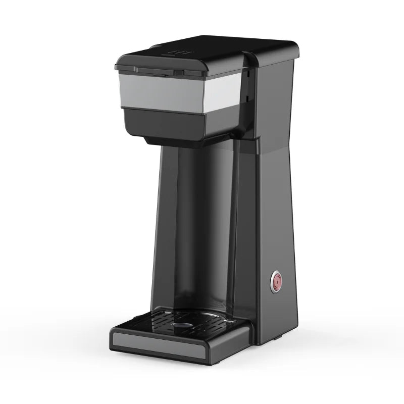 HKM-179027 Automatic Electric Single Cup Coffee Maker for Effortless Brewing