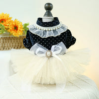 HKM-1790525 Spring and Summer Thin Dress for Dogs and Cats - Casual Wedding Outfit in Multiple Sizes