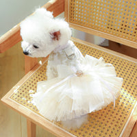 HKM-1790525 Spring and Summer Thin Dress for Dogs and Cats - Casual Wedding Outfit in Multiple Sizes