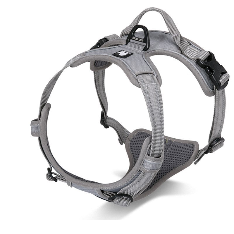 HKM-1791037 Durable and Comfortable Chest Harness for Large Dogs with Breathable Fabric and Reflective Strips