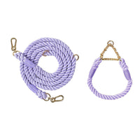 HKM-1791549 Multifunctional Double Head Pet Leash with Rainbow and Mint Green Options