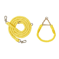HKM-1791549 Multifunctional Double Head Pet Leash with Rainbow and Mint Green Options