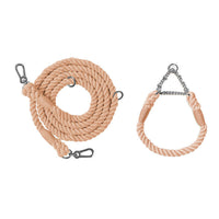 HKM-1791549 Multifunctional Double Head Pet Leash with Rainbow and Mint Green Options