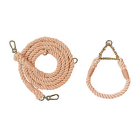 HKM-1791549 Multifunctional Double Head Pet Leash with Rainbow and Mint Green Options