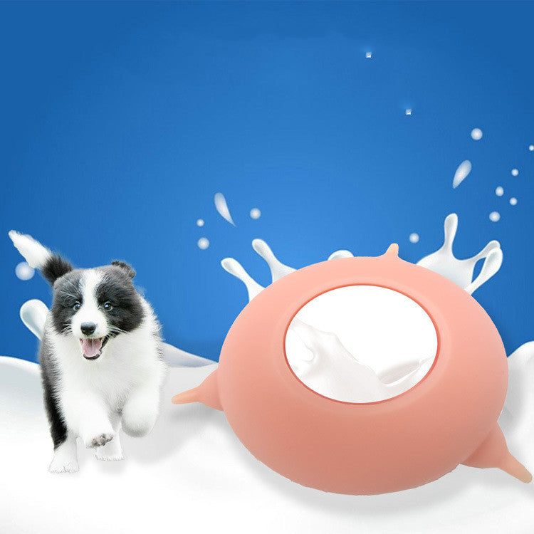 HKM-1792573 Silicone Pet Bowl with Molar Training Design for Dogs and Cats