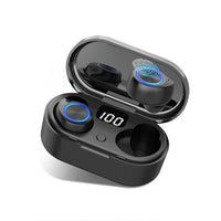 HKM-179347 TW80 Bluetooth Headset with LED Display, Smart Touch, and Automated Pairing