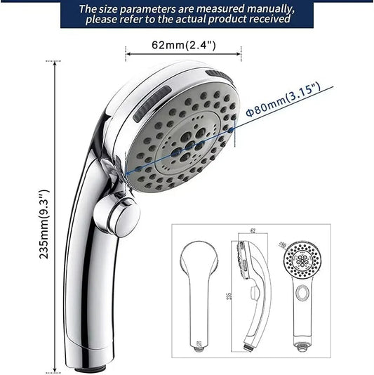 HKM-179475 High-Pressure Water-Saving Handheld Shower Head Set