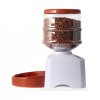 HKM-1795517 Timed Automatic Pet Feeder with 5.5L Capacity and Adjustable Meal Portions