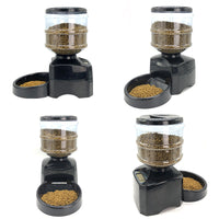HKM-1795517 Timed Automatic Pet Feeder with 5.5L Capacity and Adjustable Meal Portions