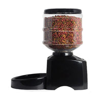 HKM-1795517 Timed Automatic Pet Feeder with 5.5L Capacity and Adjustable Meal Portions