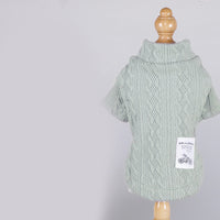 HKM-1795901 Casual Thin Dog Sweater in Black, Brown, Green, Pink, and Gray - Available in Sizes XS to XXL