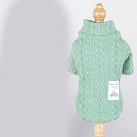 HKM-1795901 Casual Thin Dog Sweater in Black, Brown, Green, Pink, and Gray - Available in Sizes XS to XXL