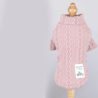 HKM-1795901 Casual Thin Dog Sweater in Black, Brown, Green, Pink, and Gray - Available in Sizes XS to XXL