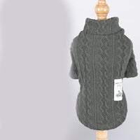 HKM-1795901 Casual Thin Dog Sweater in Black, Brown, Green, Pink, and Gray - Available in Sizes XS to XXL