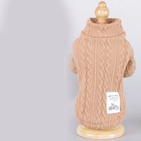 HKM-1795901 Casual Thin Dog Sweater in Black, Brown, Green, Pink, and Gray - Available in Sizes XS to XXL